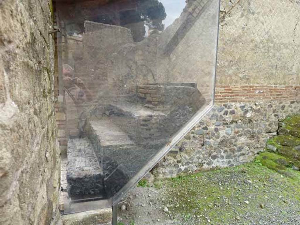 IV.20 Herculaneum. May 2010. Staircase, looking south from IV.19. 
(Note: See also similar photos in IV.19)

