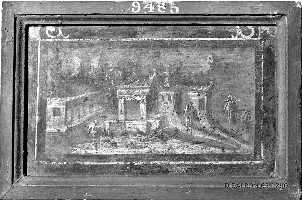Villa dei Papiri, Herculaneum. Sacred landscape.
DAIR 65.1290. Photo © Deutsches Archäologisches Institut, Abteilung Rom, Arkiv. 
Now in Naples Archaeological Museum. Inventory number 9465.

