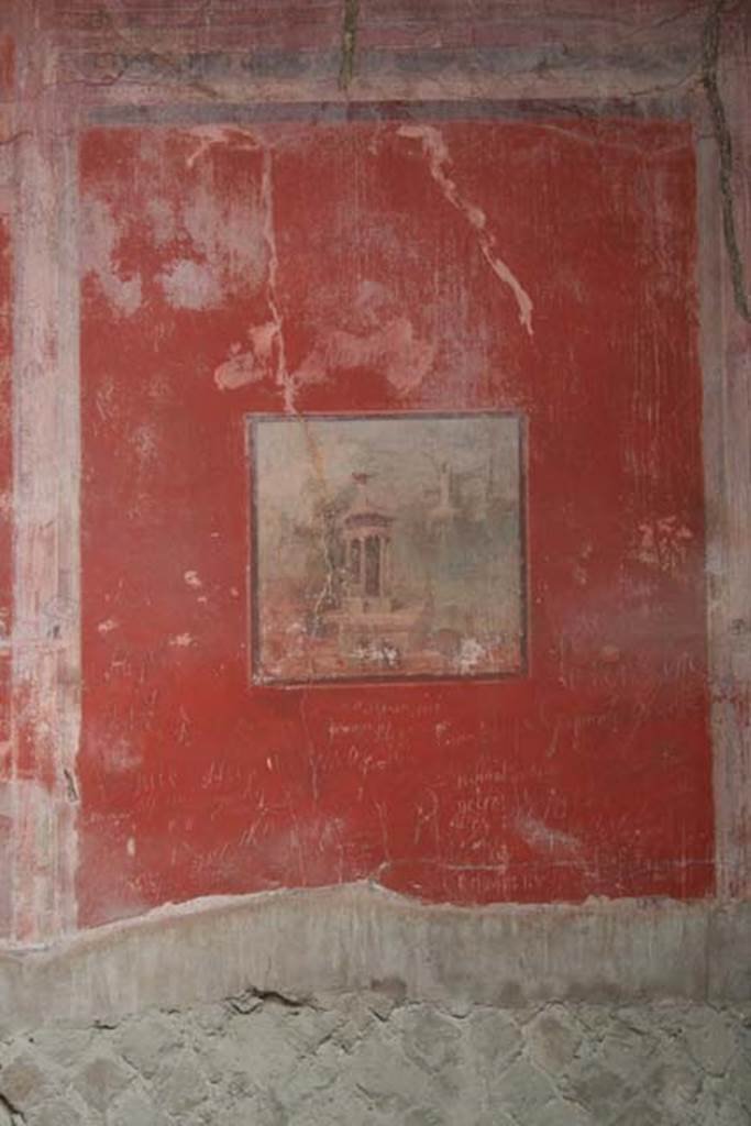 II.2 Herculaneum, March 2008. Landscape painting from north wall.
Photo courtesy of Sera Baker.

