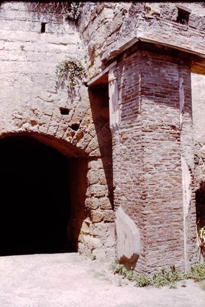 II.2, Herculaneum. 1964. Looking towards the south-east corner of the portico of the smaller peristyle. Photo by Stanley A. Jashemski.
Source: The Wilhelmina and Stanley A. Jashemski archive in the University of Maryland Library, Special Collections (See collection page) and made available under the Creative Commons Attribution-Non Commercial License v.4. See Licence and use details. J64f1146
