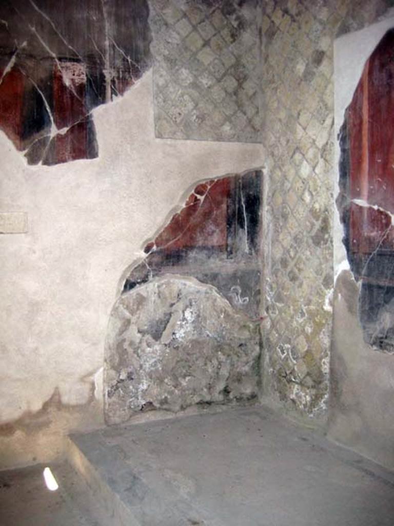 III.3 Herculaneum. June 2011. Room 18, looking towards south-west corner.
Photo courtesy of Sera Baker.
