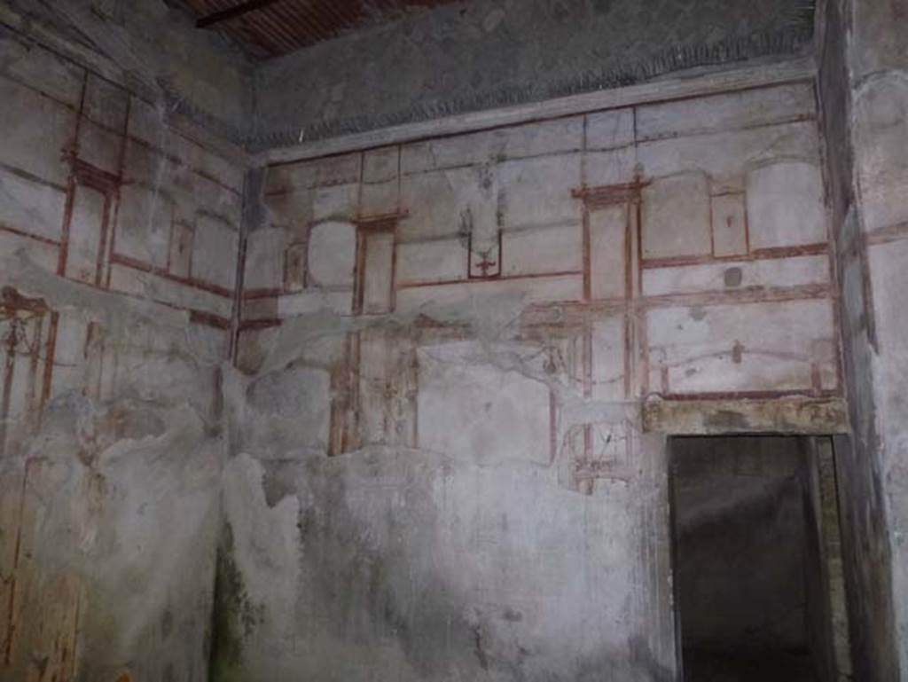 IV.4 Herculaneum. October 2012. Room 24, looking towards the north-east corner and east wall.  Photo courtesy of Michael Binns.
