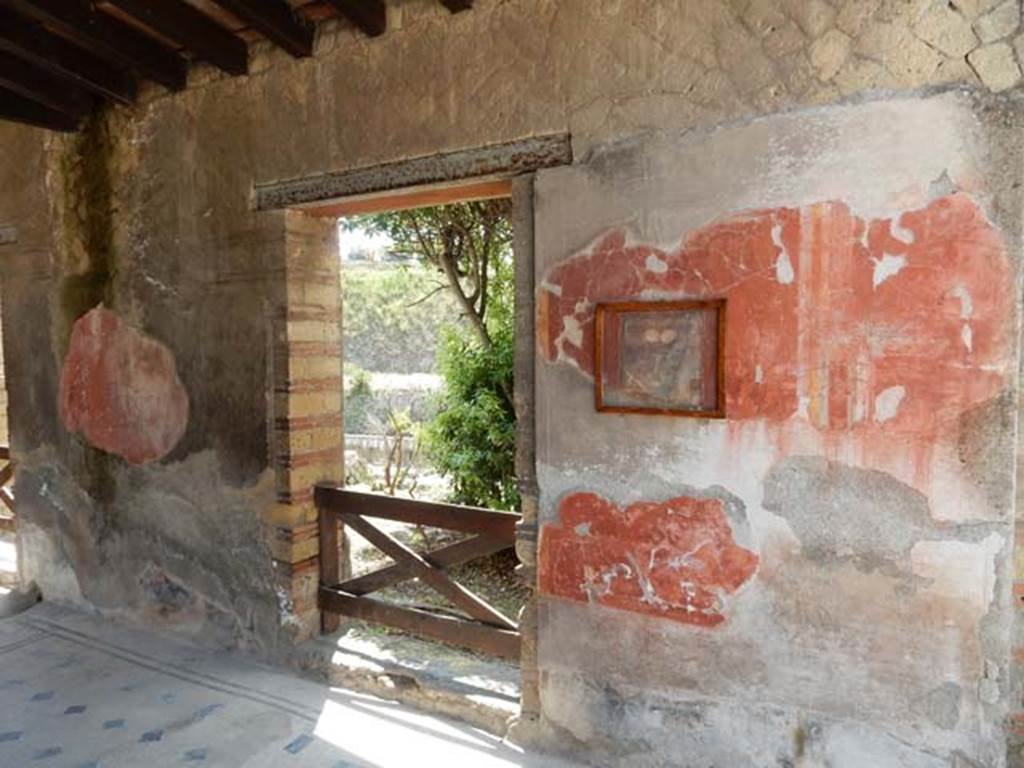 IV.21, Herculaneum. May 2018. 
Cryptoporticus 30, east side, looking towards south wall with doorways to garden terrace. Photo courtesy of Buzz Ferebee. 
