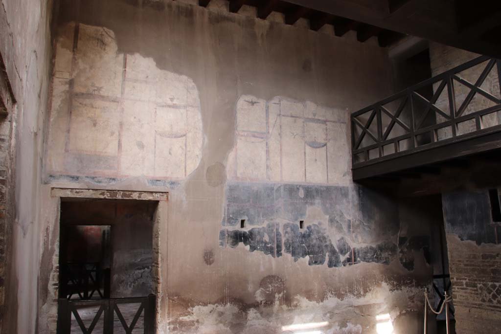 IV.21, Herculaneum. September 2019. Looking towards west wall of atrium, room 24. Photo courtesy of Klaus Heese.