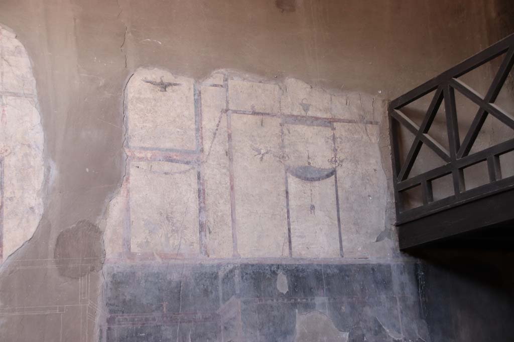 IV.21, Herculaneum. September 2019. Room 24, upper west wall in atrium, at north end. 
Photo courtesy of Klaus Heese. 
