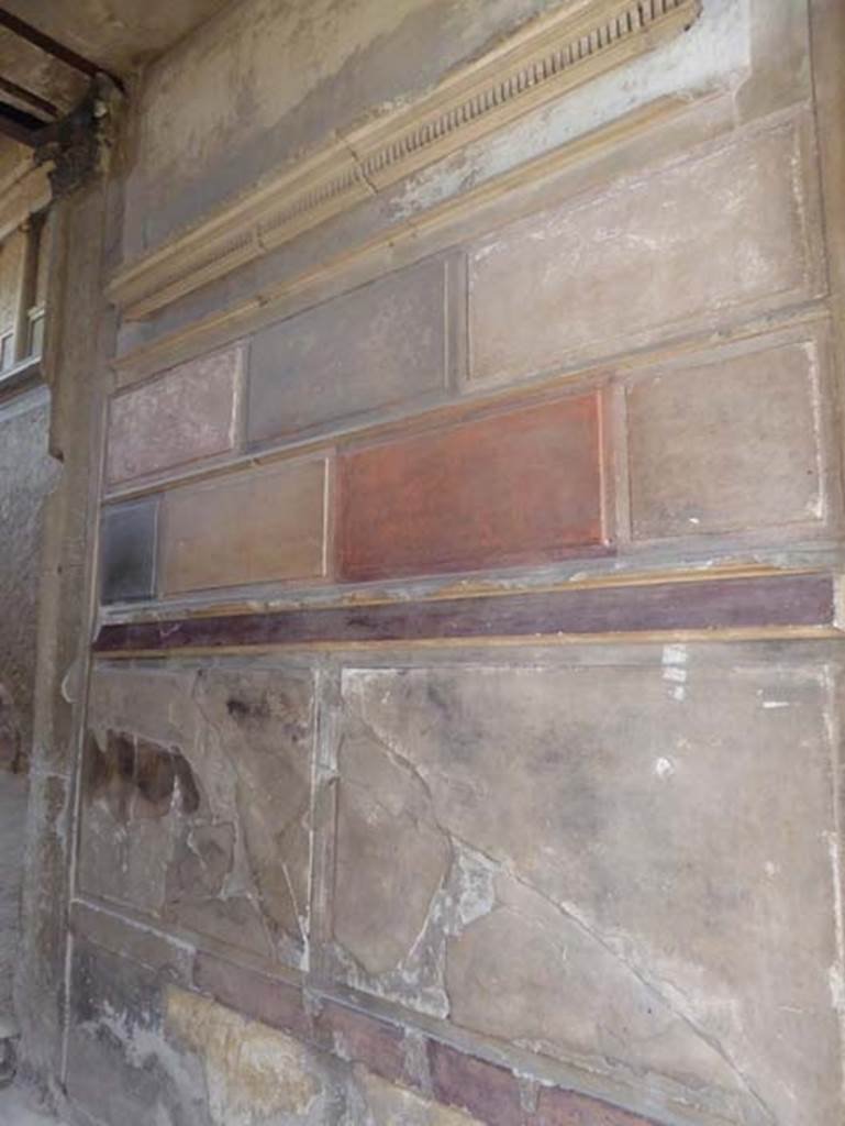 V.1, Herculaneum, October 2014. Looking east along south side of entrance corridor.
Photo courtesy of Michael Binns.
