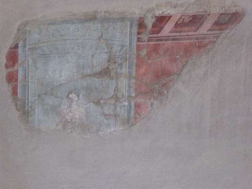 V. 35, Herculaneum, September 2015. Diaeta 6, painted stucco from south wall. Photo courtesy of Michael Binns.