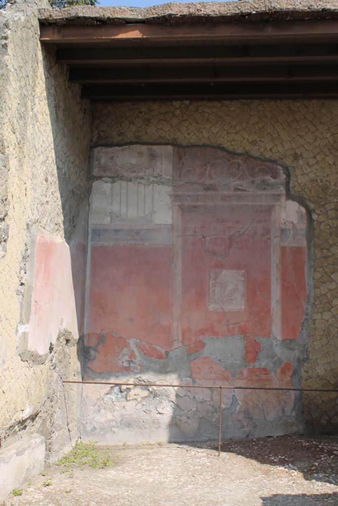 V.35 Herculaneum. March 2014. Triclinium 1, looking towards north wall at west end.
Foto Annette Haug, ERC Grant 681269 DÉCOR
