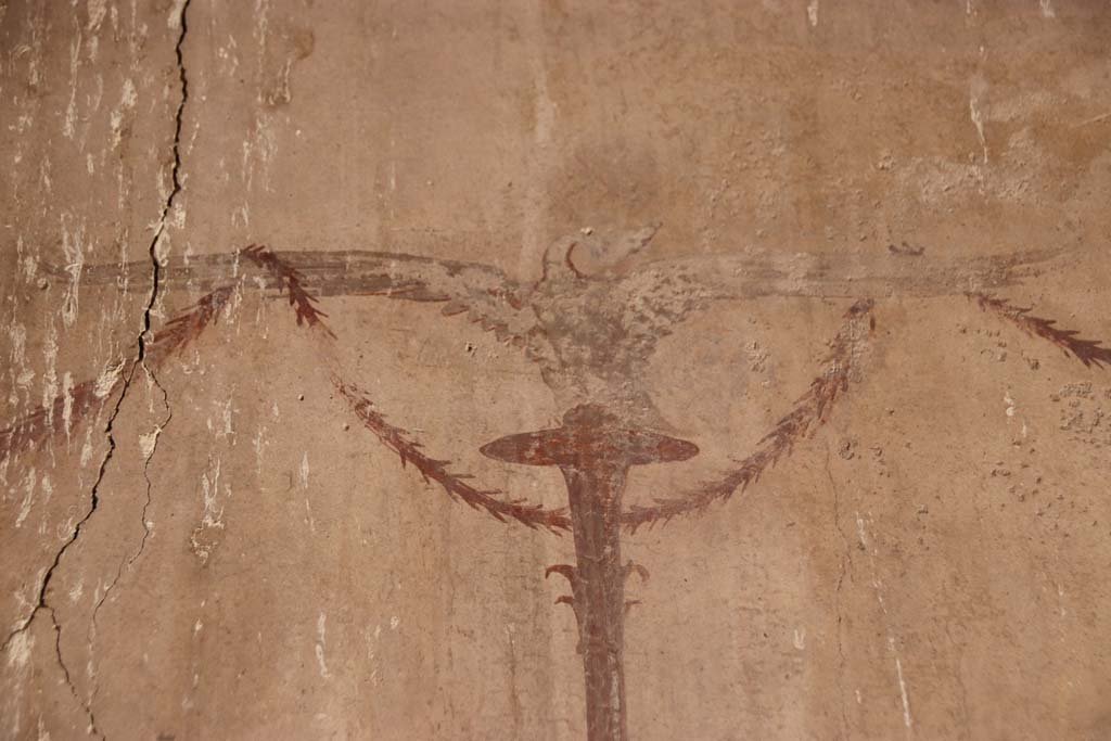 VI.13/11, Herculaneum. October 2020. Painted detail from corridor walls. Photo courtesy of Klaus Heese.