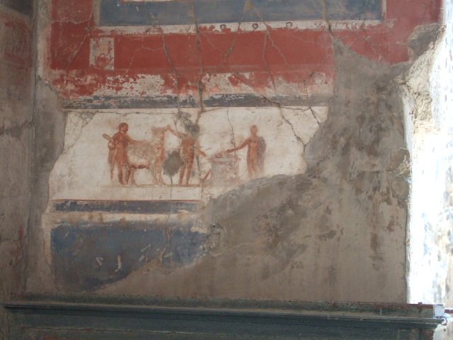 Ins. VI 16, Herculaneum, September 2015. South-west corner.