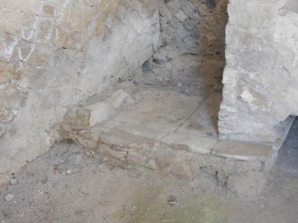 VI.29, Herculaneum. May 2018. Room 1, kitchen, looking towards latrine against west wall. 
Photo courtesy of Buzz Ferebee.
