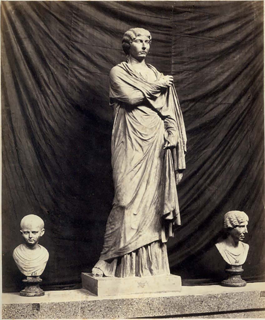 VII, Herculaneum, 1870s. Photo by Roberto Rive "Balbo Figlia. Museo di Napoli."
