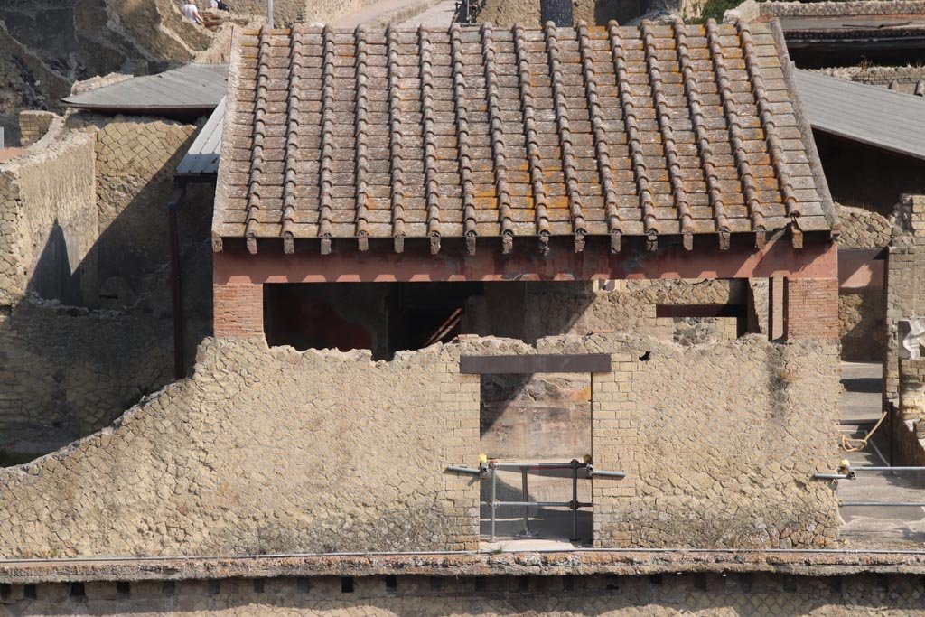 Ins. Or. I.1, Herculaneum. October 2023. Looking north towards doorway to room 6, taken from access roadway. Photo courtesy of Klaus Heese.