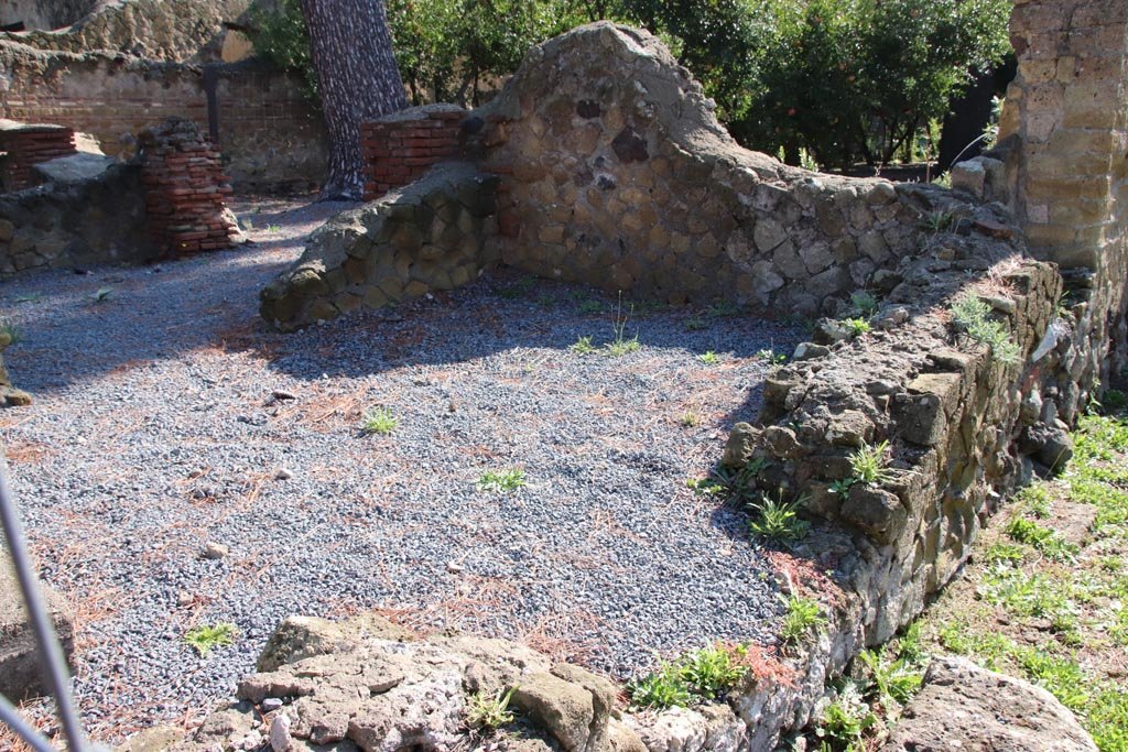 Ins. Orientalis I.3, Herculaneum, October 2022. Looking towards area of room B.  Photo courtesy of Klaus Heese.