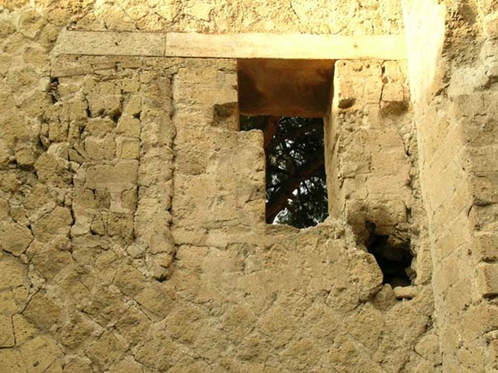 Ins Or II, 8, Herculaneum. December 2004. Upper west wall above latrine. Photo courtesy of Nicolas Monteix.

