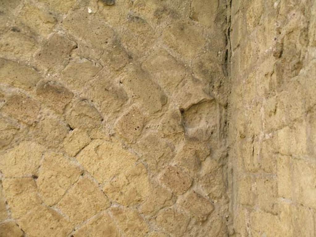 Ins Or II, 18, Herculaneum. May 2004. Detail from south wall at west end. Photo courtesy of Nicolas Monteix.