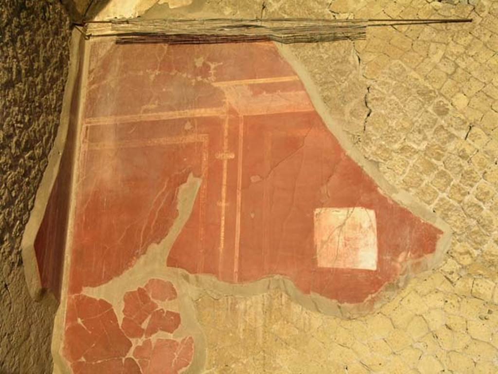 Ins Or II, 4/19, Herculaneum. December 2004. Upper room 4, decoration from west end of north wall. 
Photo courtesy of Nicolas Monteix.
