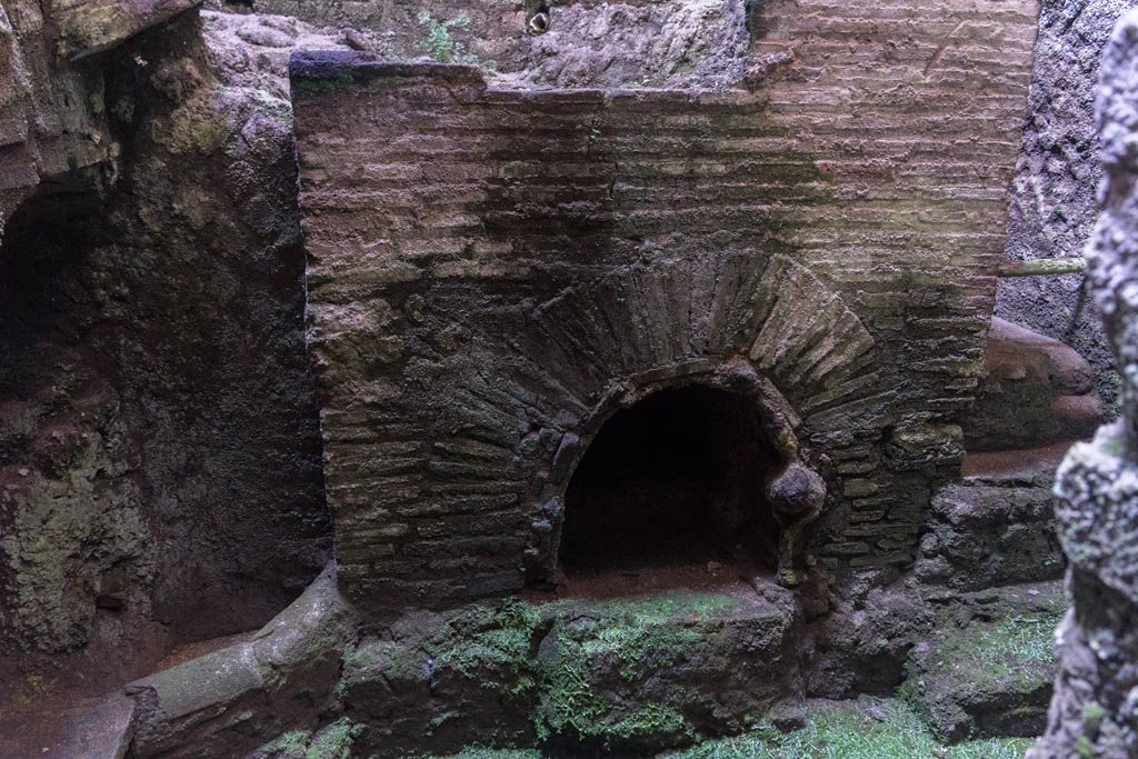 Herculaneum Suburban Baths. October 2023. Furnace. Photo courtesy of Johannes Eber. 

