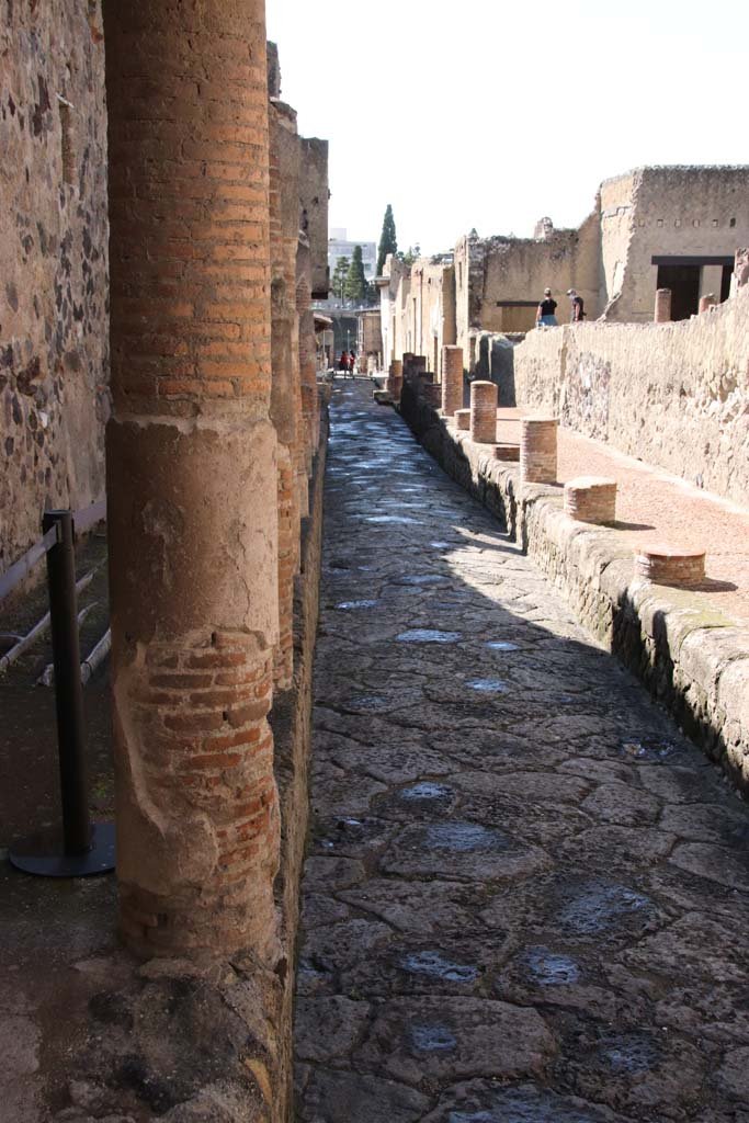 Cardo IV, Herculaneum. October 2020. Looking south. Photo courtesy of Klaus Heese.